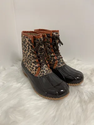 Boots Rain By Sugar In Animal Print, Size: 8