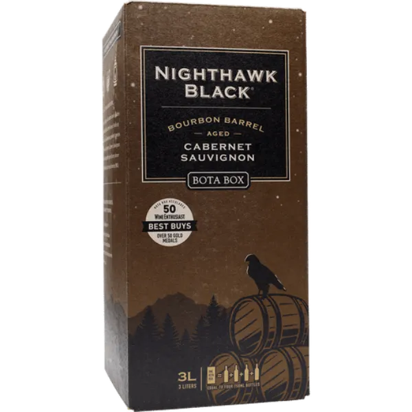 BOTA BOX NIGHTHAWK BLACK BOURBON AGED CABERNET SAUVIGNON