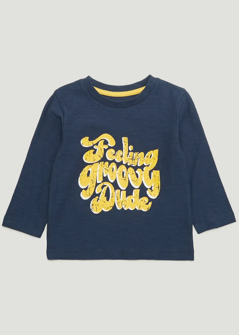 Boys Navy Groovy Dude T-shirt