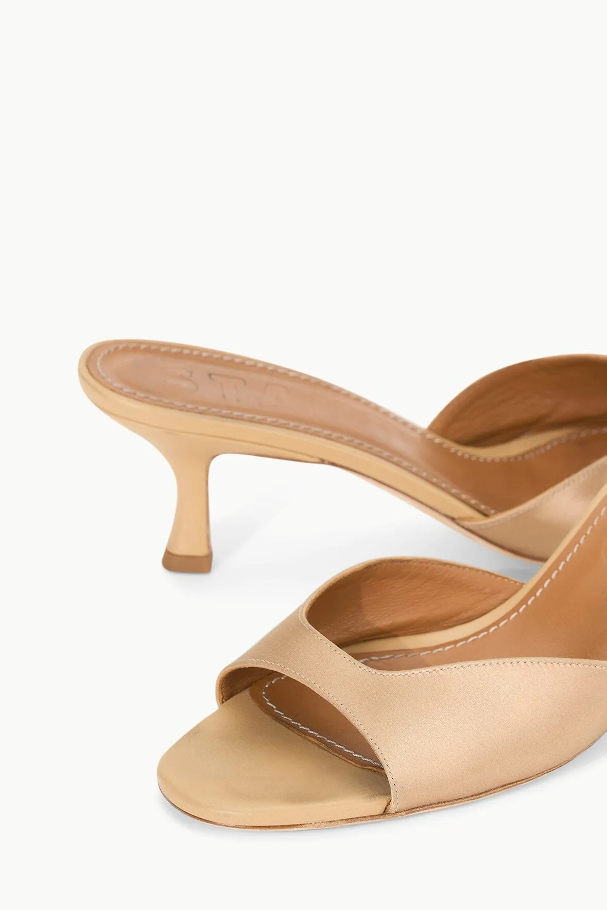 BRIGITTE MULE | CAMEL SATIN