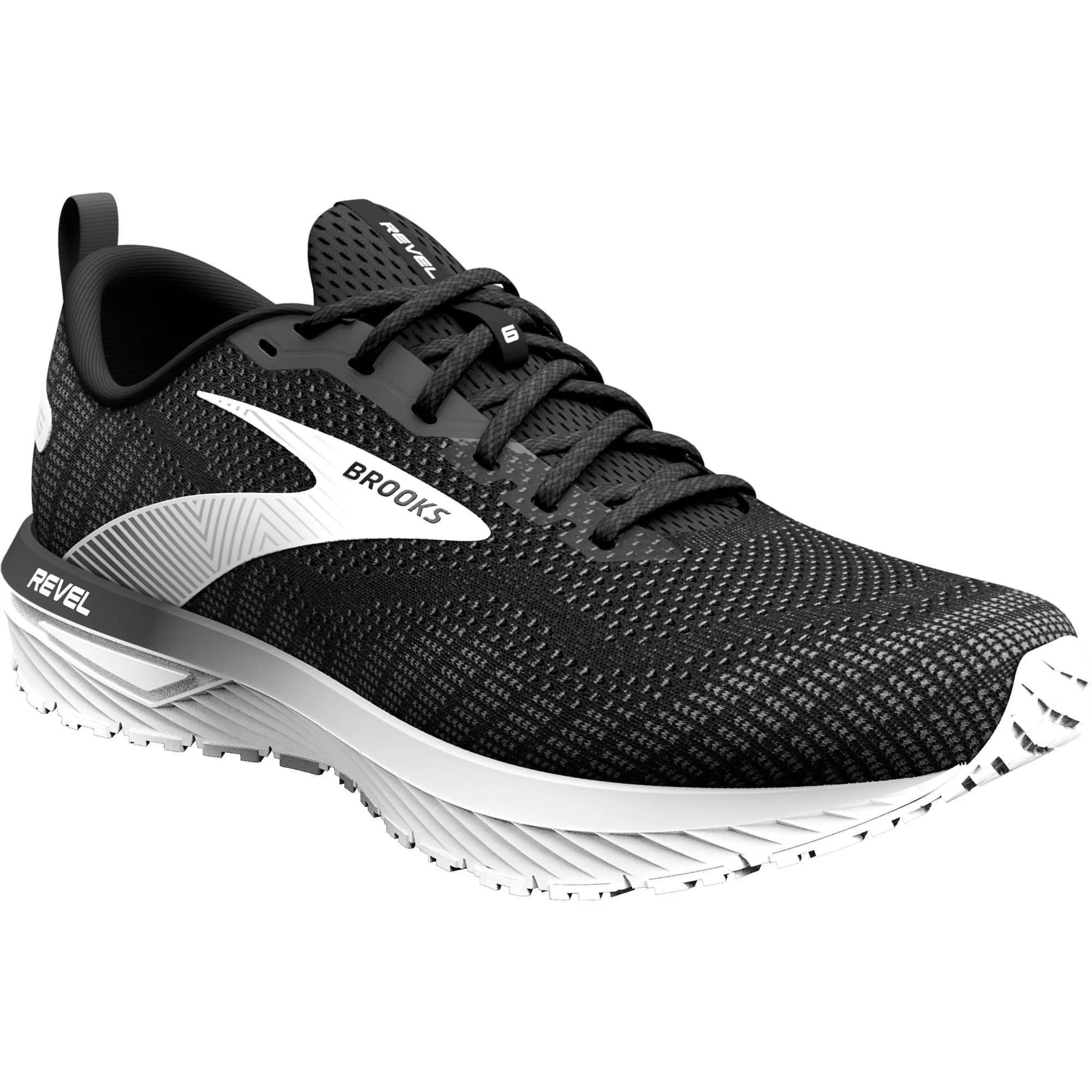 Brooks Revel 6 Womens Running Shoes - Black