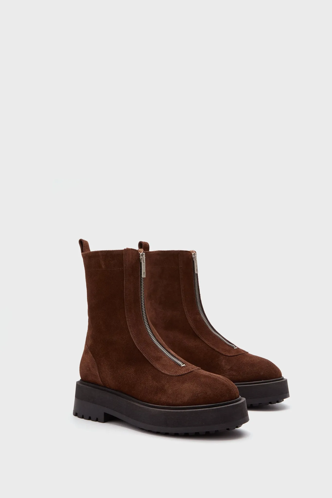 Brown Suede Alma Boots