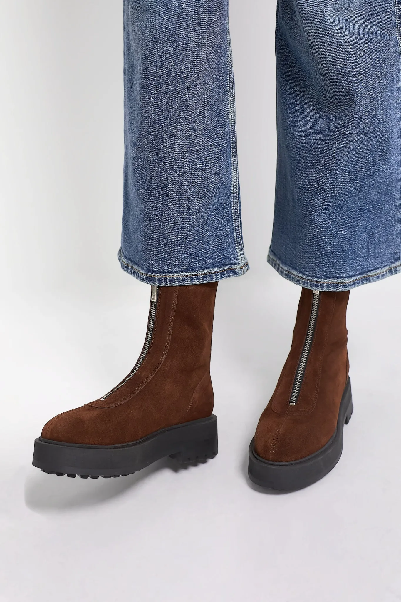 Brown Suede Alma Boots