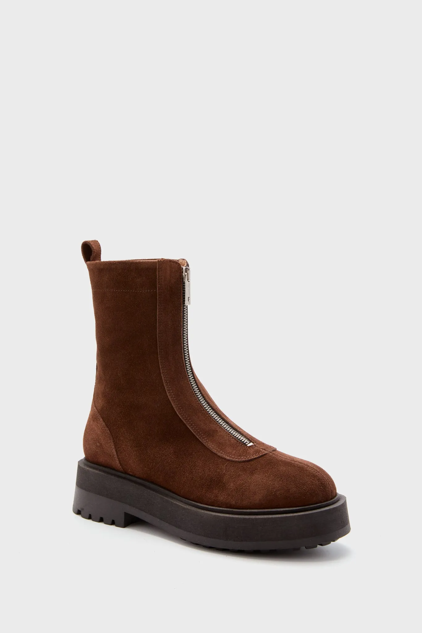 Brown Suede Alma Boots