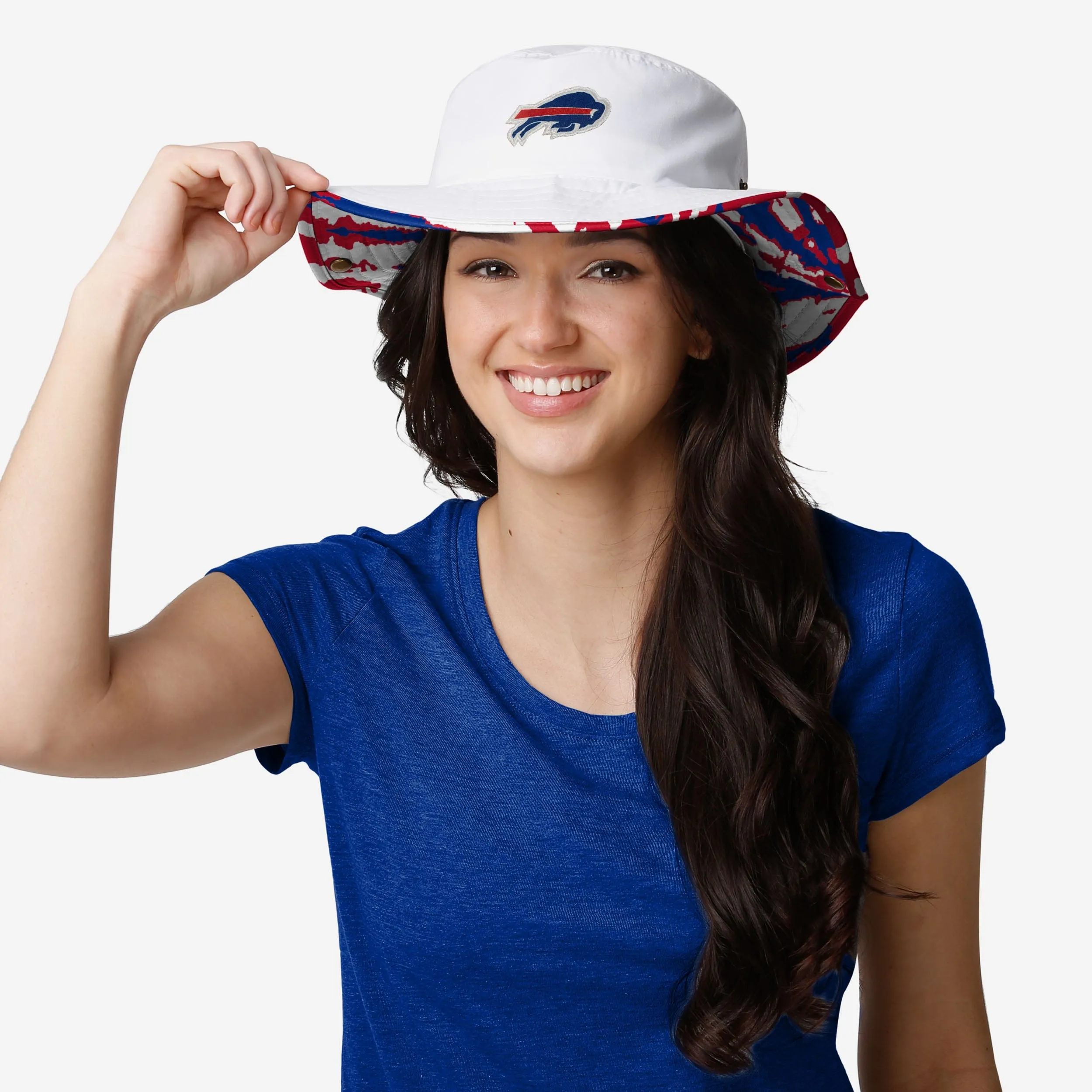 Buffalo Bills Womens White Hybrid Boonie Hat