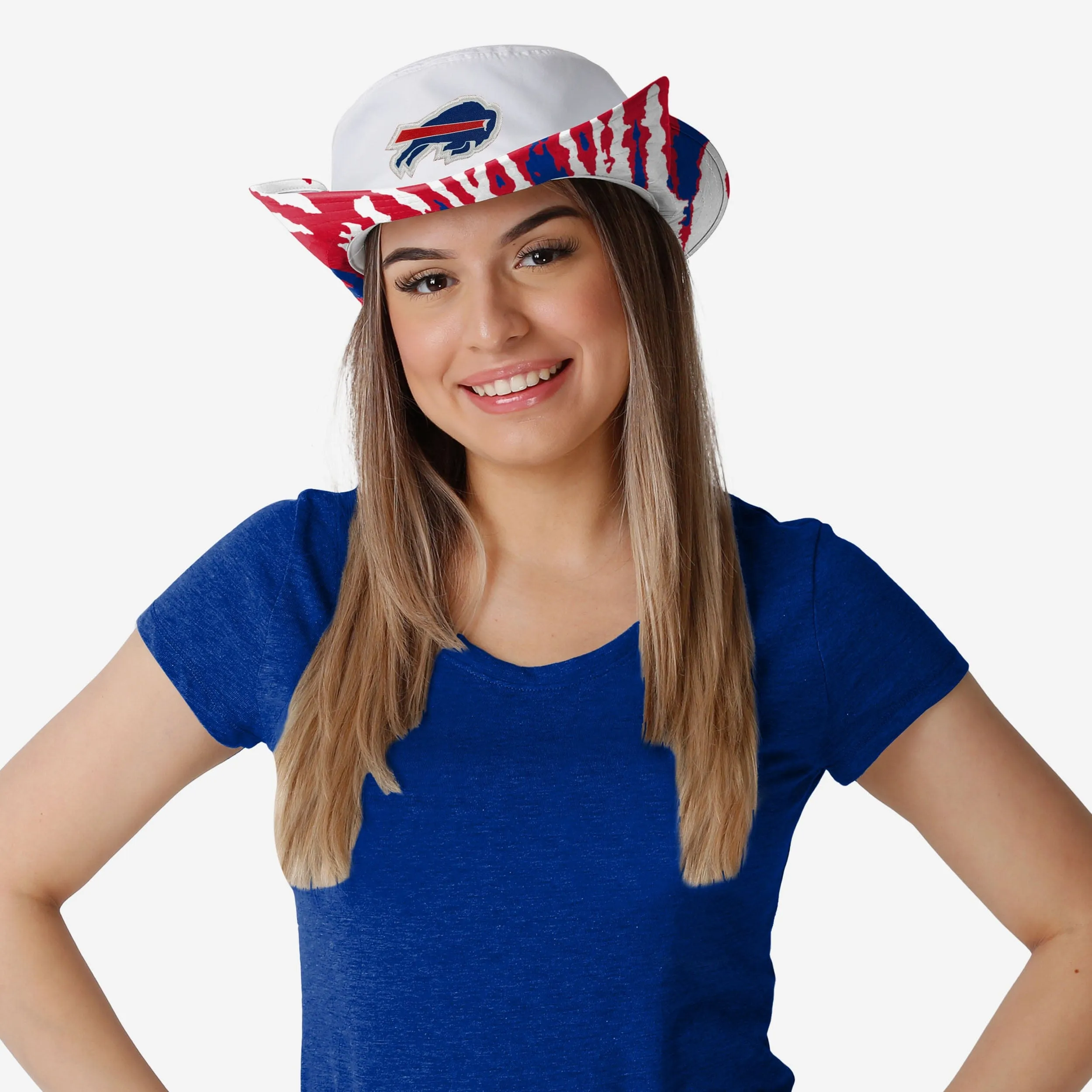 Buffalo Bills Womens White Hybrid Boonie Hat