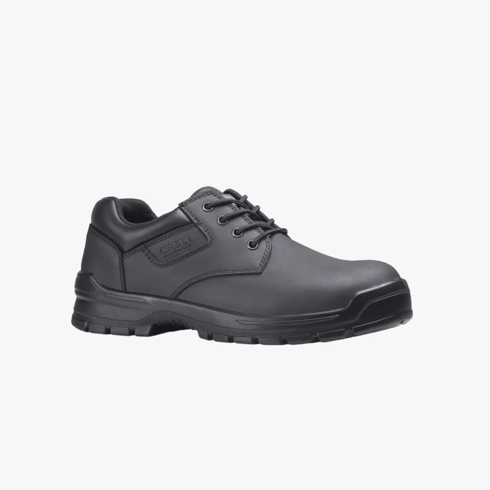 Cable Safety Lithium Steel Toe Toe Shoe Black