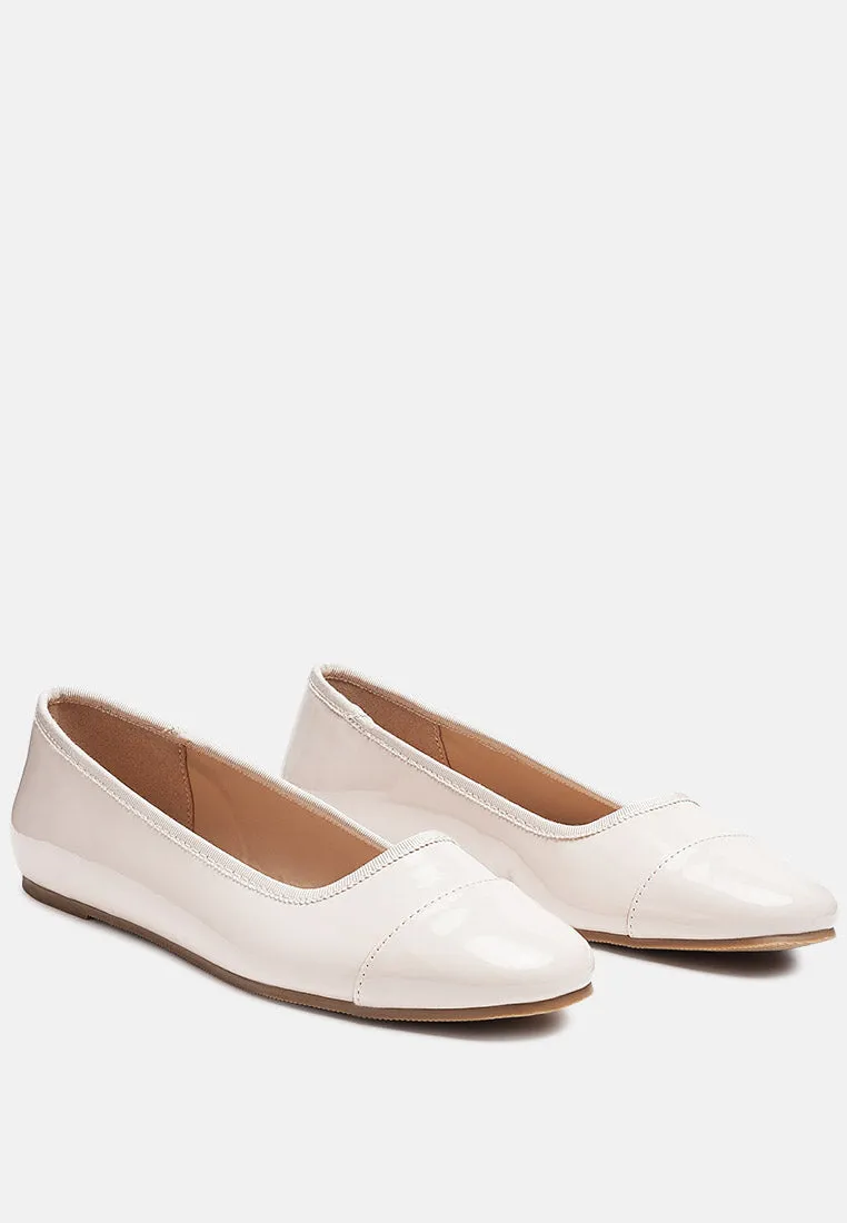 Camella Round Toe Ballerina Flat Shoes