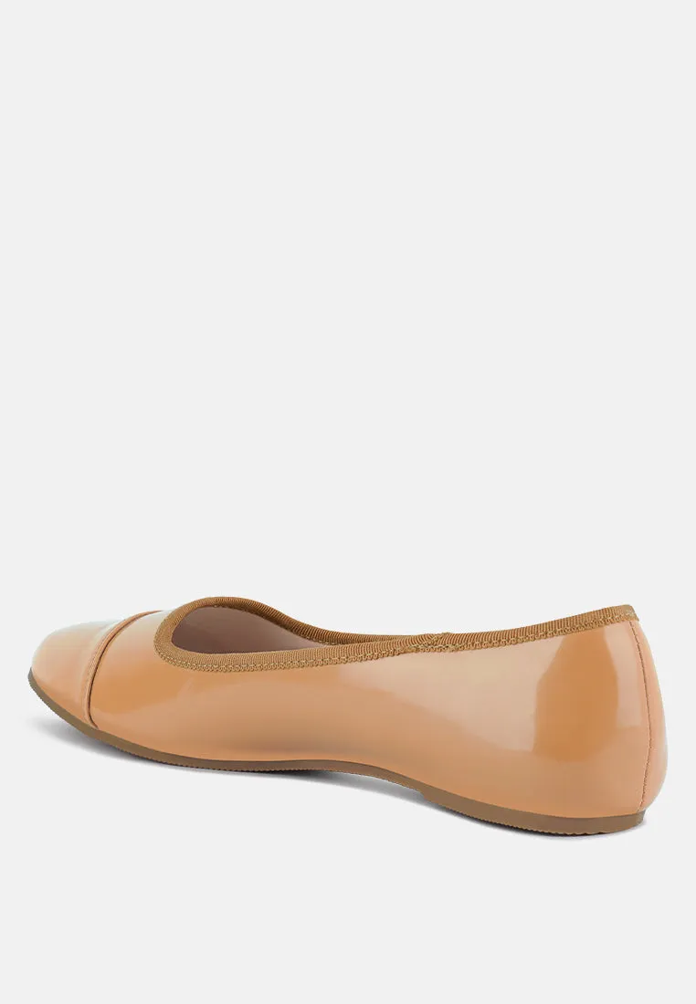 Camella Round Toe Ballerina Flat Shoes