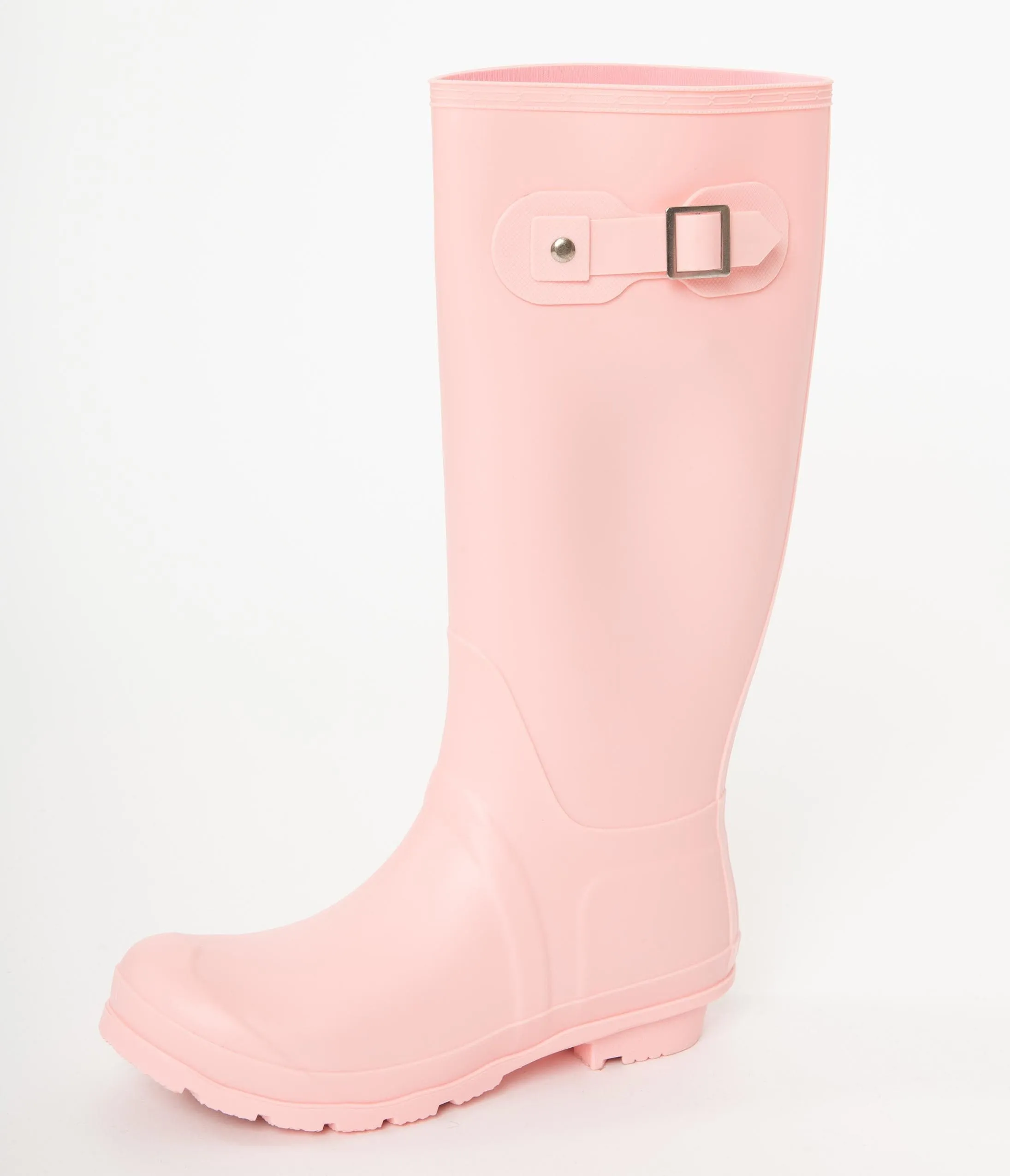 Candy Floss Pink Rubber Rain Boots