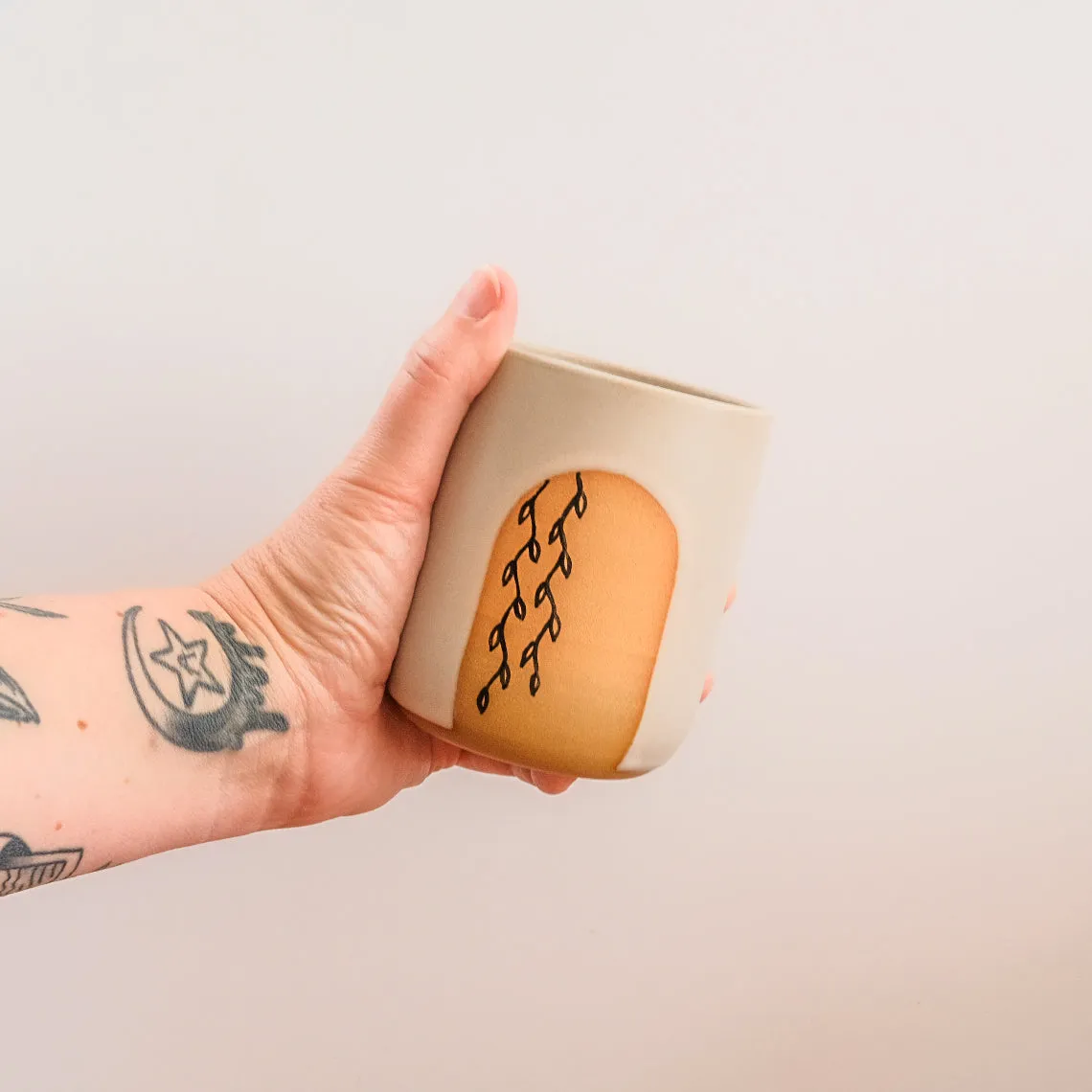 Ceramic Tumbler - Botanical Arch