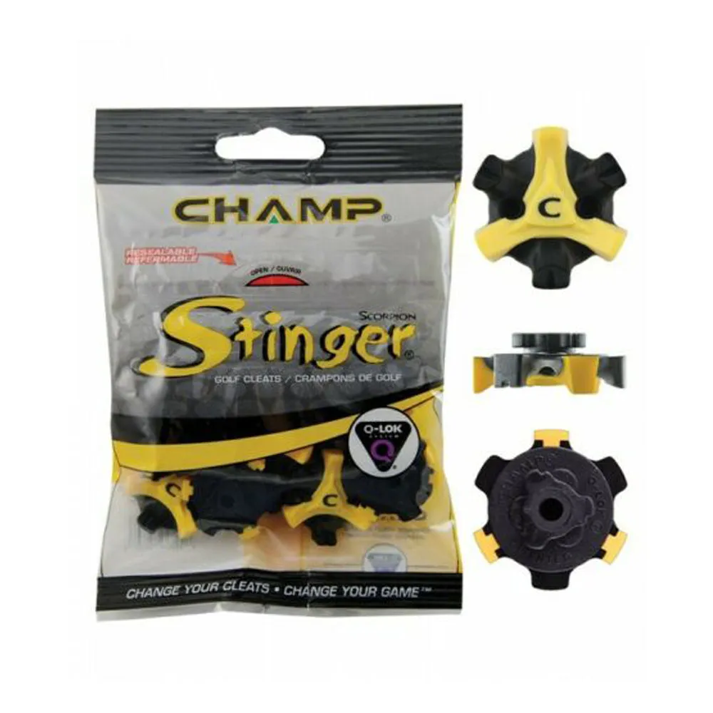 CHAMP Stinger Q-Lok Golf Soft Spikes