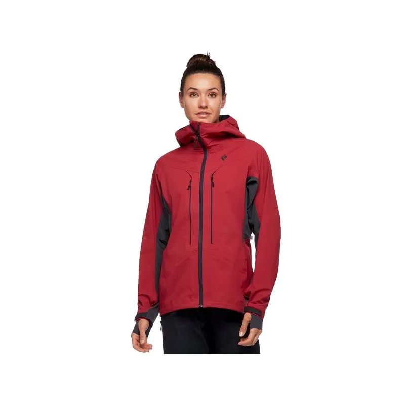 Chaqueta de mujer Black Diamond DAWN PATROL HYBRID SHELL (Wild Rose)