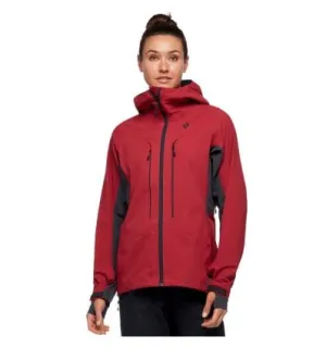 Chaqueta de mujer Black Diamond DAWN PATROL HYBRID SHELL (Wild Rose)