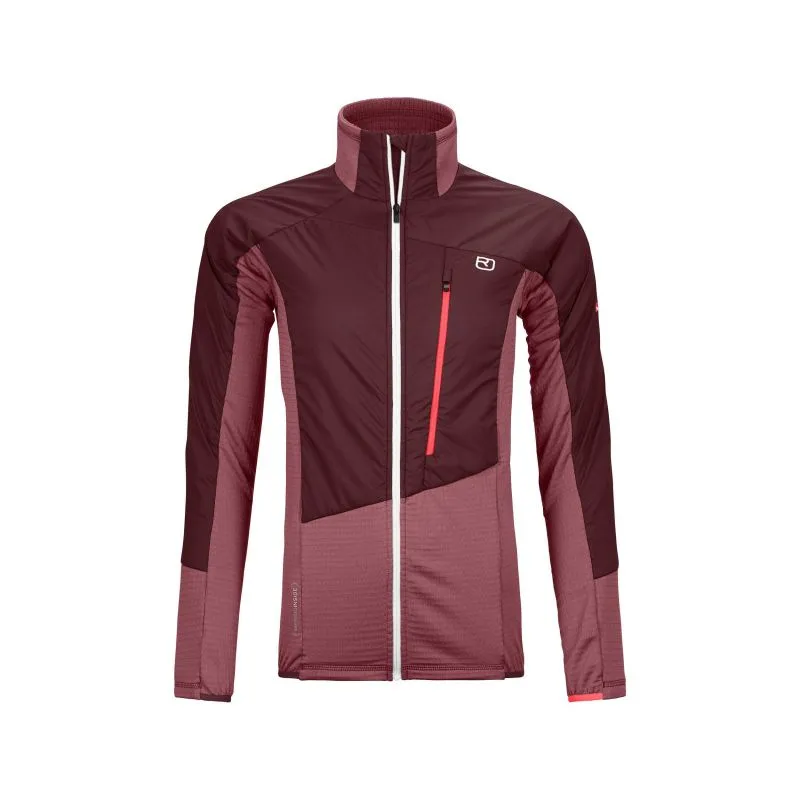 Chaqueta polar Ortovox Westalpen Swisswool Hybrid (Winetasting) mujer