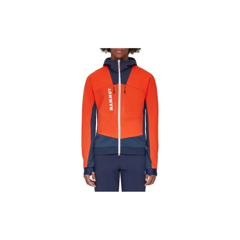 Chaqueta Soft Shell Mammut Aenergy SO Hybrid (hot red navy) Hombre