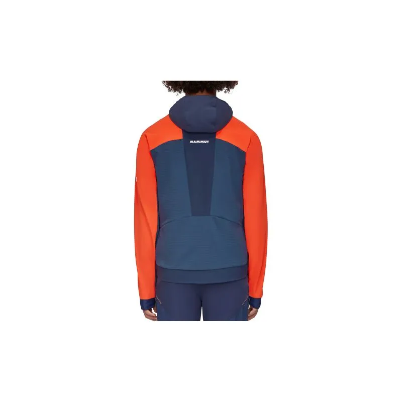 Chaqueta Soft Shell Mammut Aenergy SO Hybrid (hot red navy) Hombre