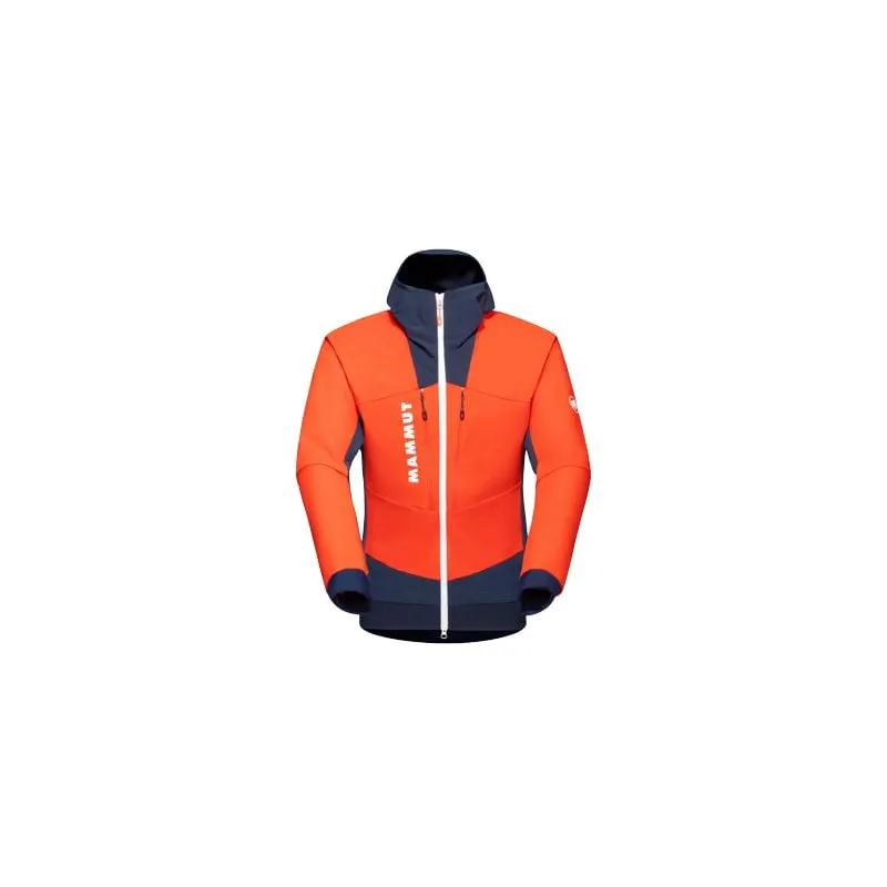 Chaqueta Soft Shell Mammut Aenergy SO Hybrid (hot red navy) Hombre