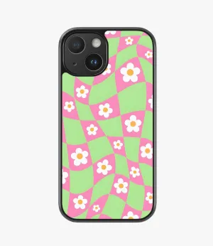 Checkered Charm Hybrid Phone Case