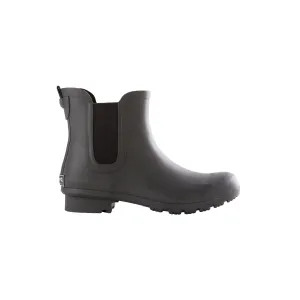 Chelsea Matte Charcoal Women's Rain Boots