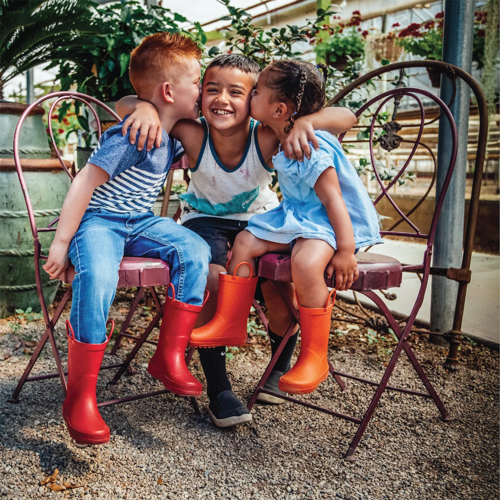 Cherry Red Matte Rain Boots