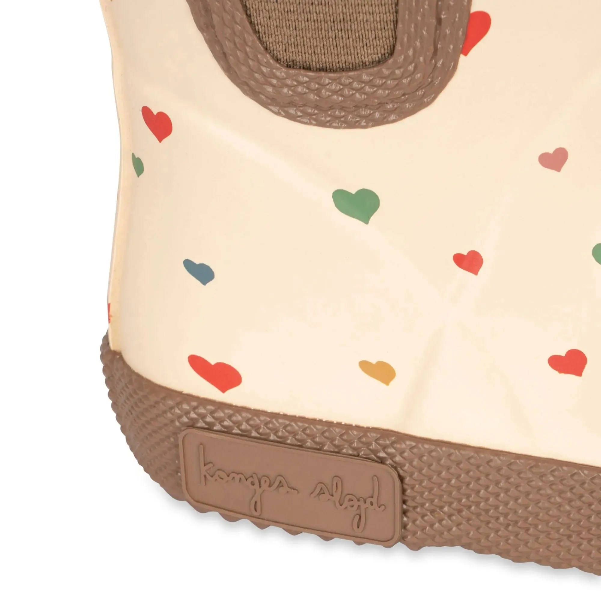 Children's Brume Welly Rain Boots - Multi Foil Hearts