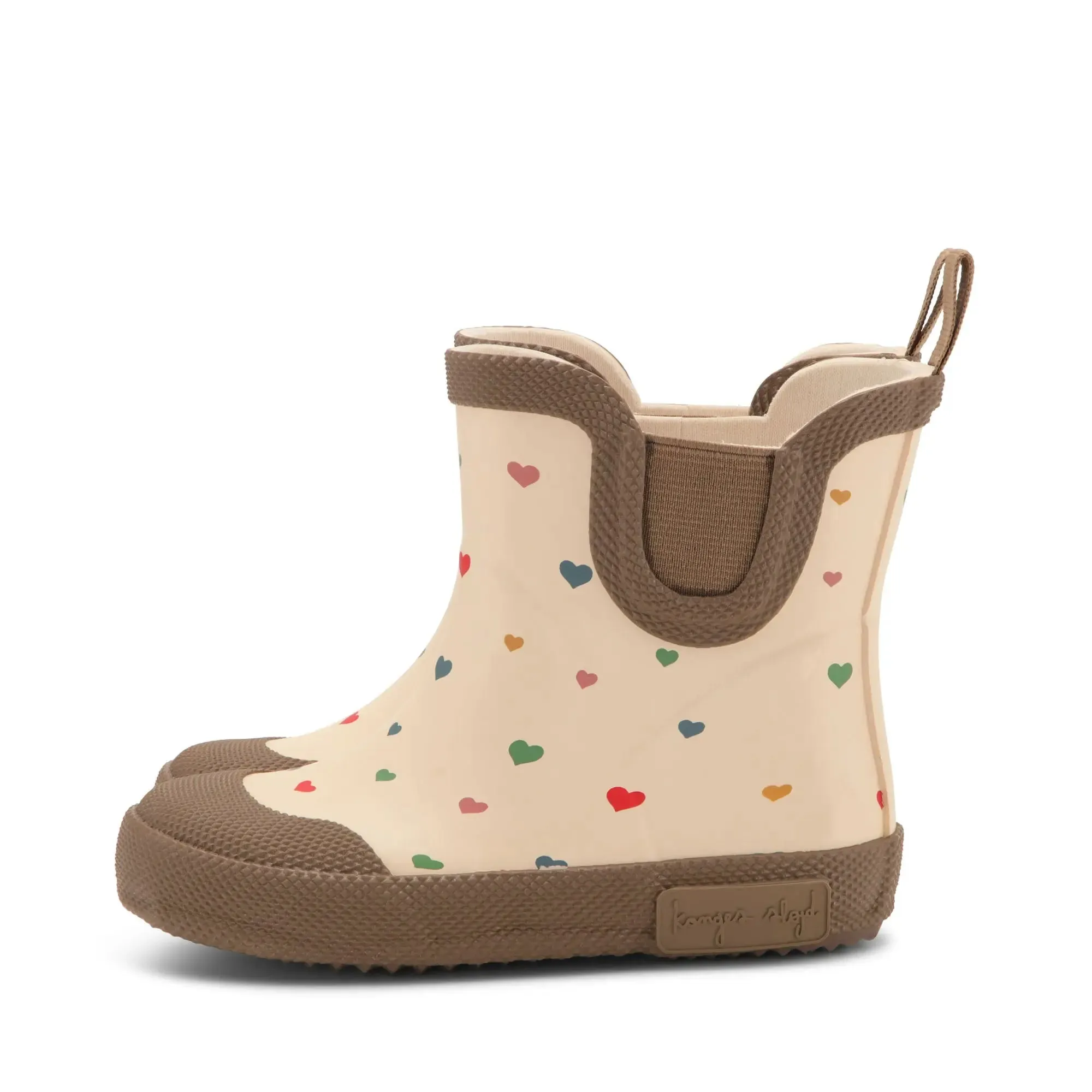 Children's Brume Welly Rain Boots - Multi Foil Hearts