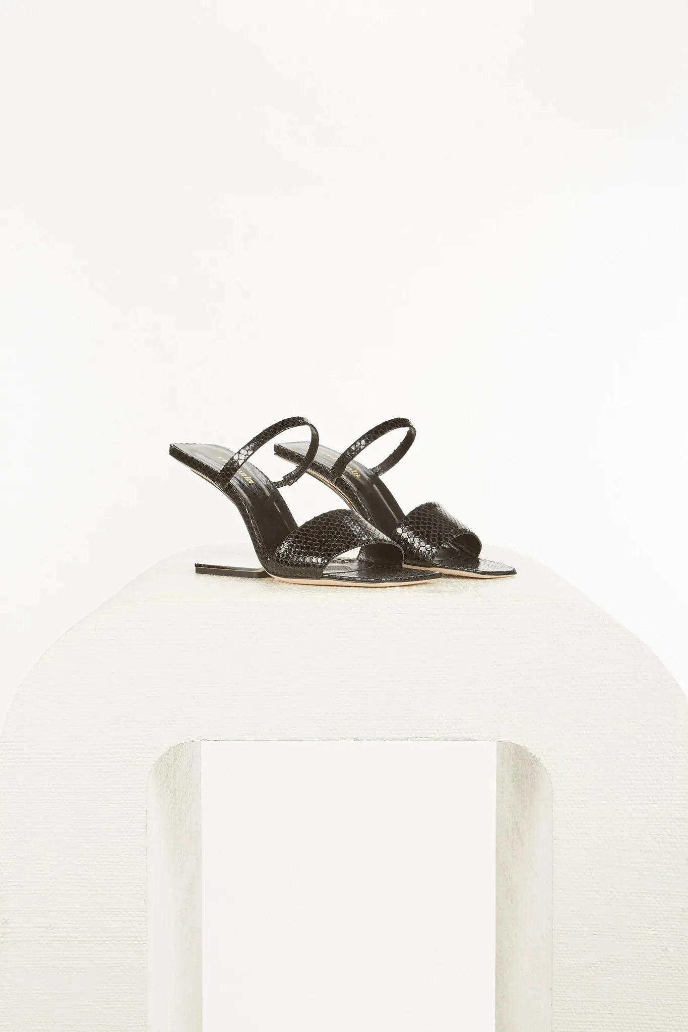 Cult Gaia Rene Sandal Black