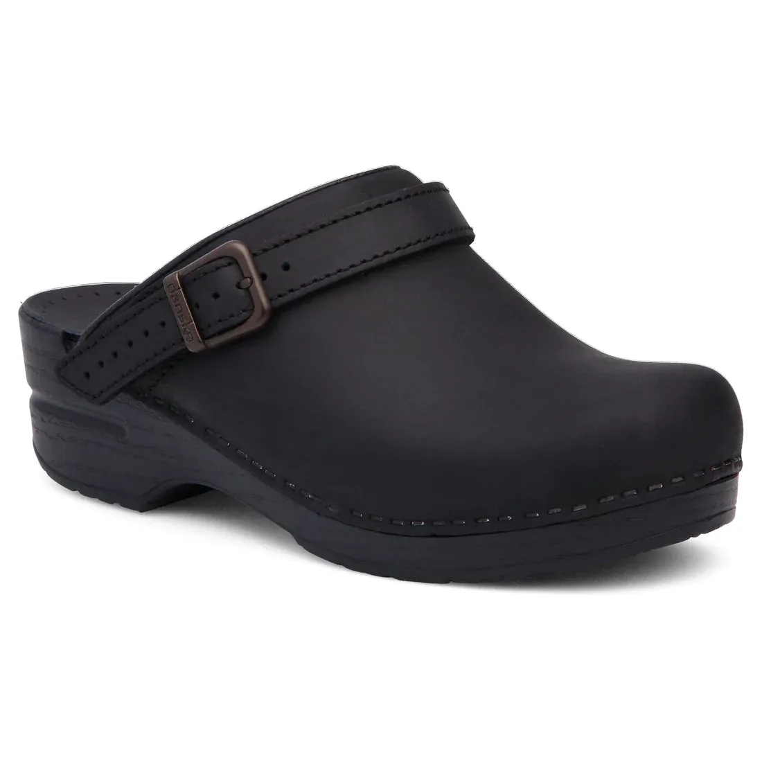 Dansko Women's Ingrid Clog - Black Oiled