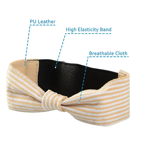 Detachable PU Leather Bow Shoe Strap Band