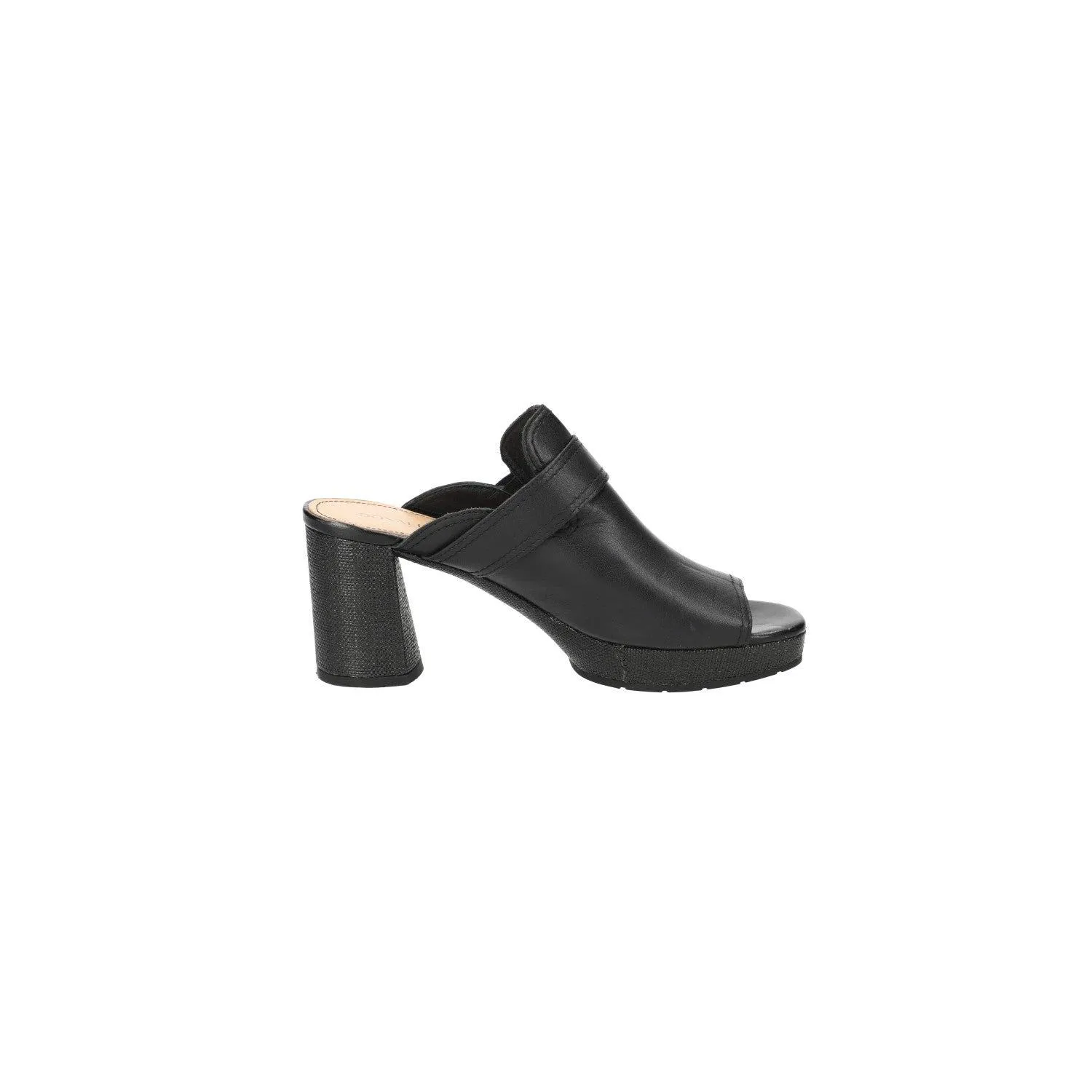 Donald Pliner Gramercy Platform Shoes Leather Black Colour For Women