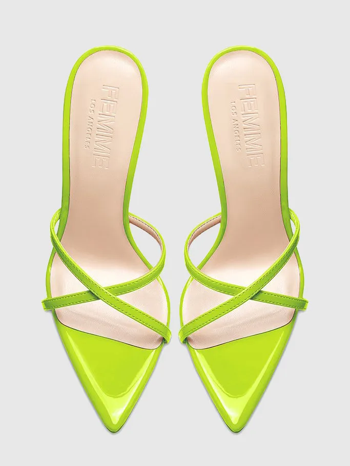 Donatella Mule - Lime