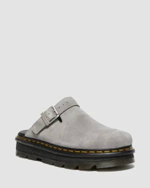 Dr. Martens Zebzag Mule Sling Back Shoe - Ultimate Grey E.H Suede MB