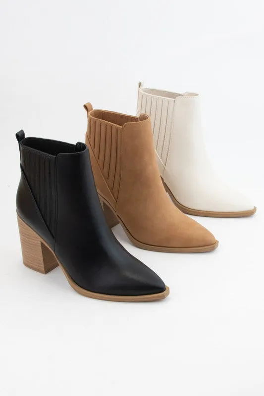 Duvets Pointed Toe Ankle Boot  *FINAL SALE*