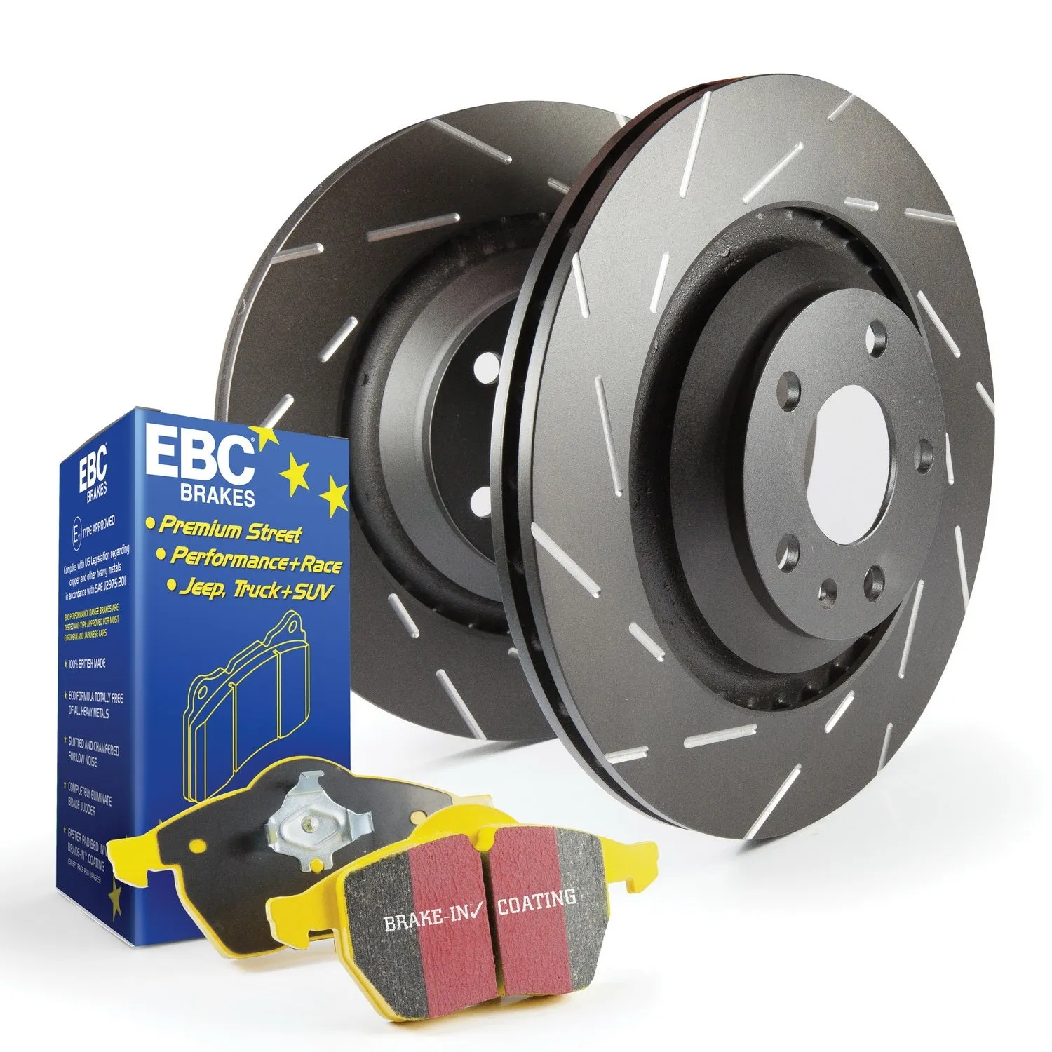 EBC Brakes S9KF1130 S9 Kits Yellowstuff and USR Rotors