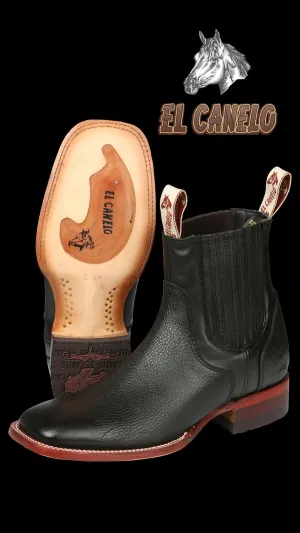 EL CANELO Men's Botin Caisson SQUARE TOE