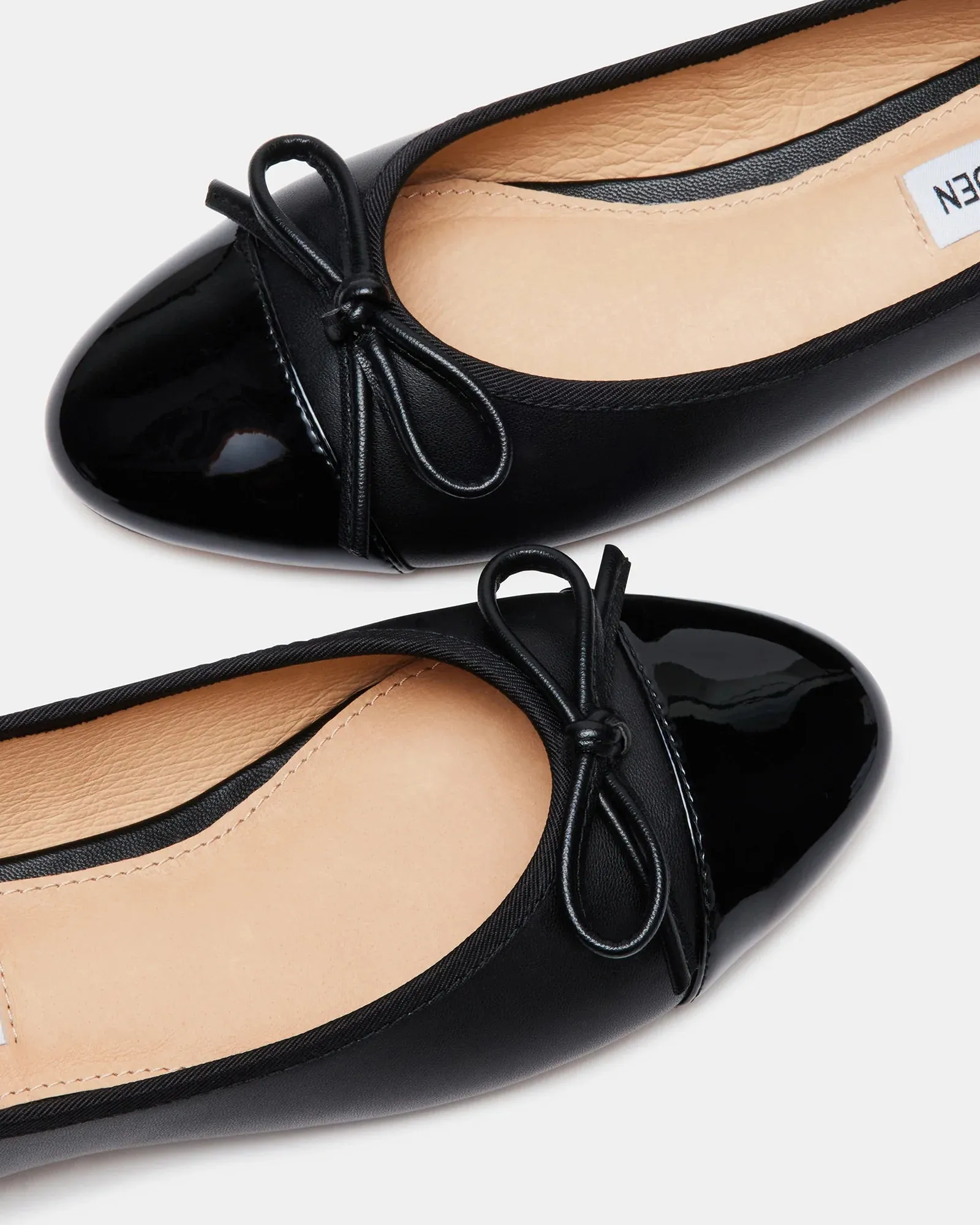 Ellison Ballet Flat - Black Leather