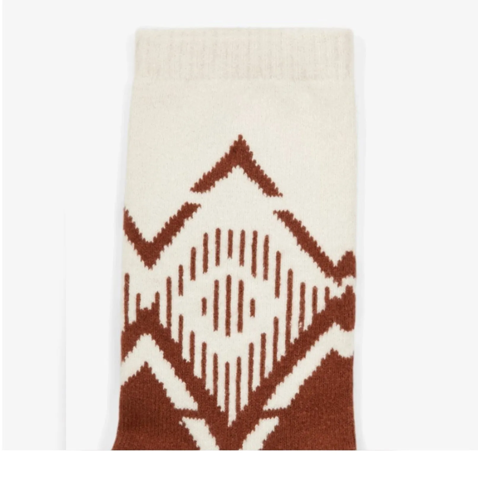 Erica Jacquard Knit Sock (No Grip)