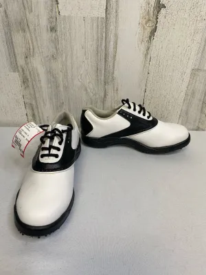 Foot Joy Size 7.5 White/Black Golf Shoes