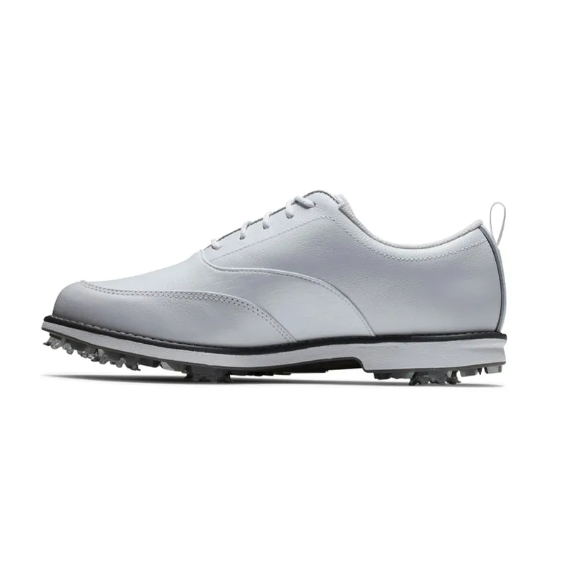 FOOTJOY Premiere Issette Women's Spikeless Shoes (White/Silver)