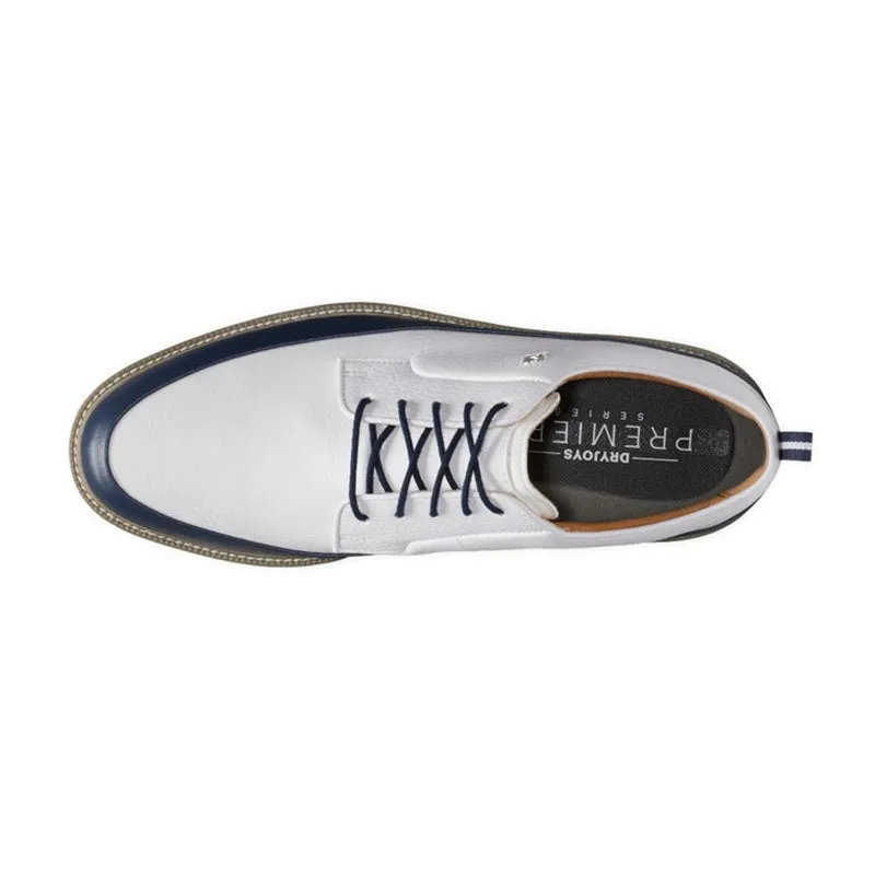 FOOTJOY Premiere Men's Spiked Shoes (White/Blue)