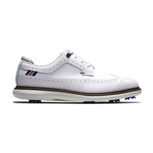 FOOTJOY Traditions Men's Spiked Shoes (White)