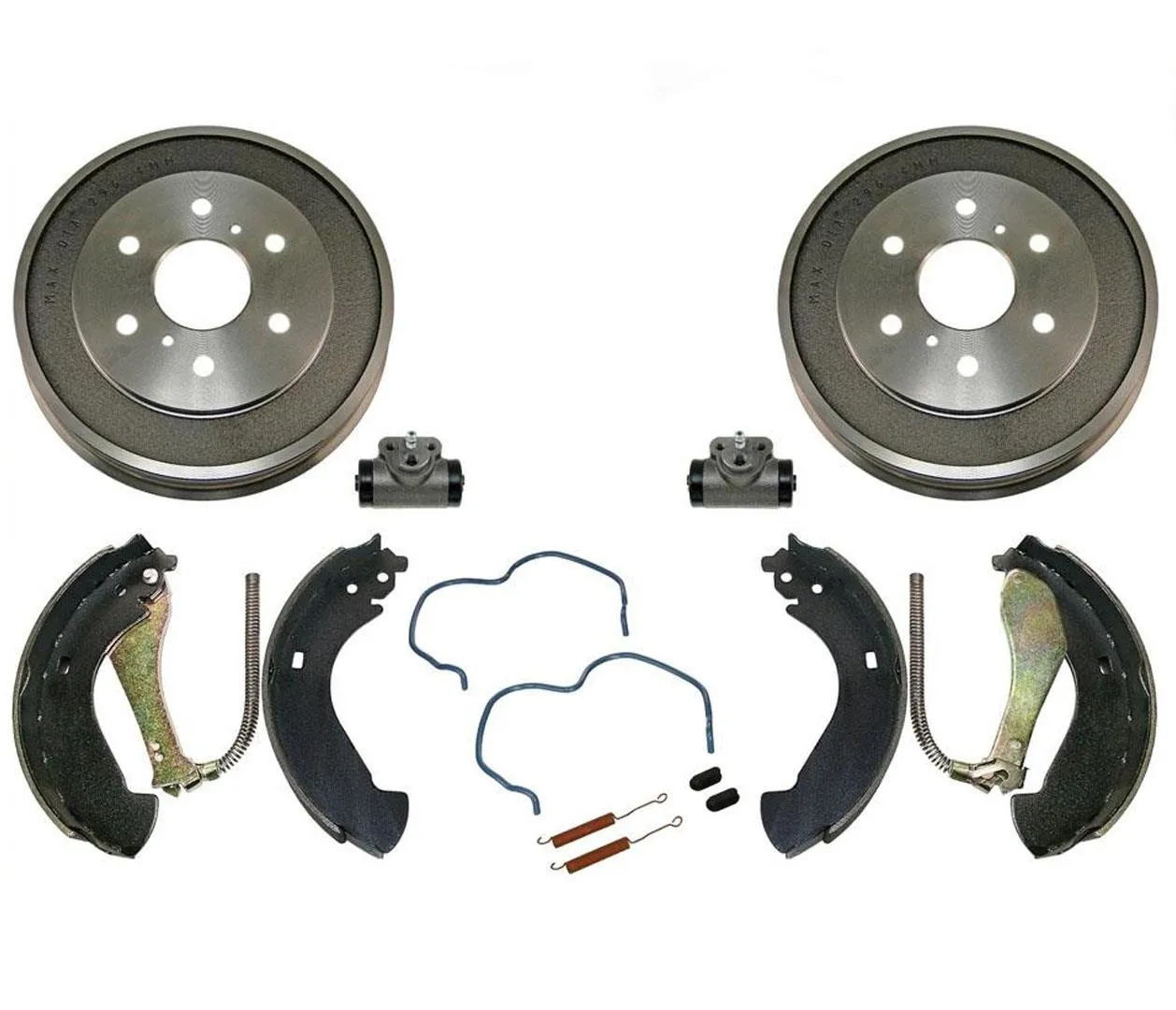 For GMC Silverado 1500 05-08 Models With Rear Brake Drum and Brake Shoes 6pc