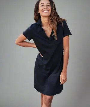 Frank & Eileen PERFECT POLO DRESS Heritage Jersey-Navy