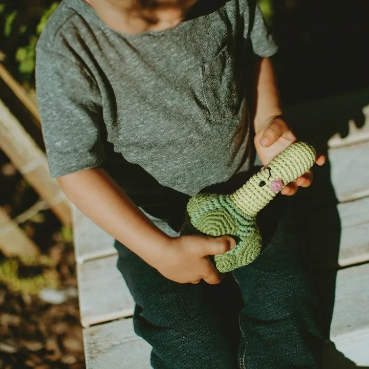 Friendly Broccoli Rattle