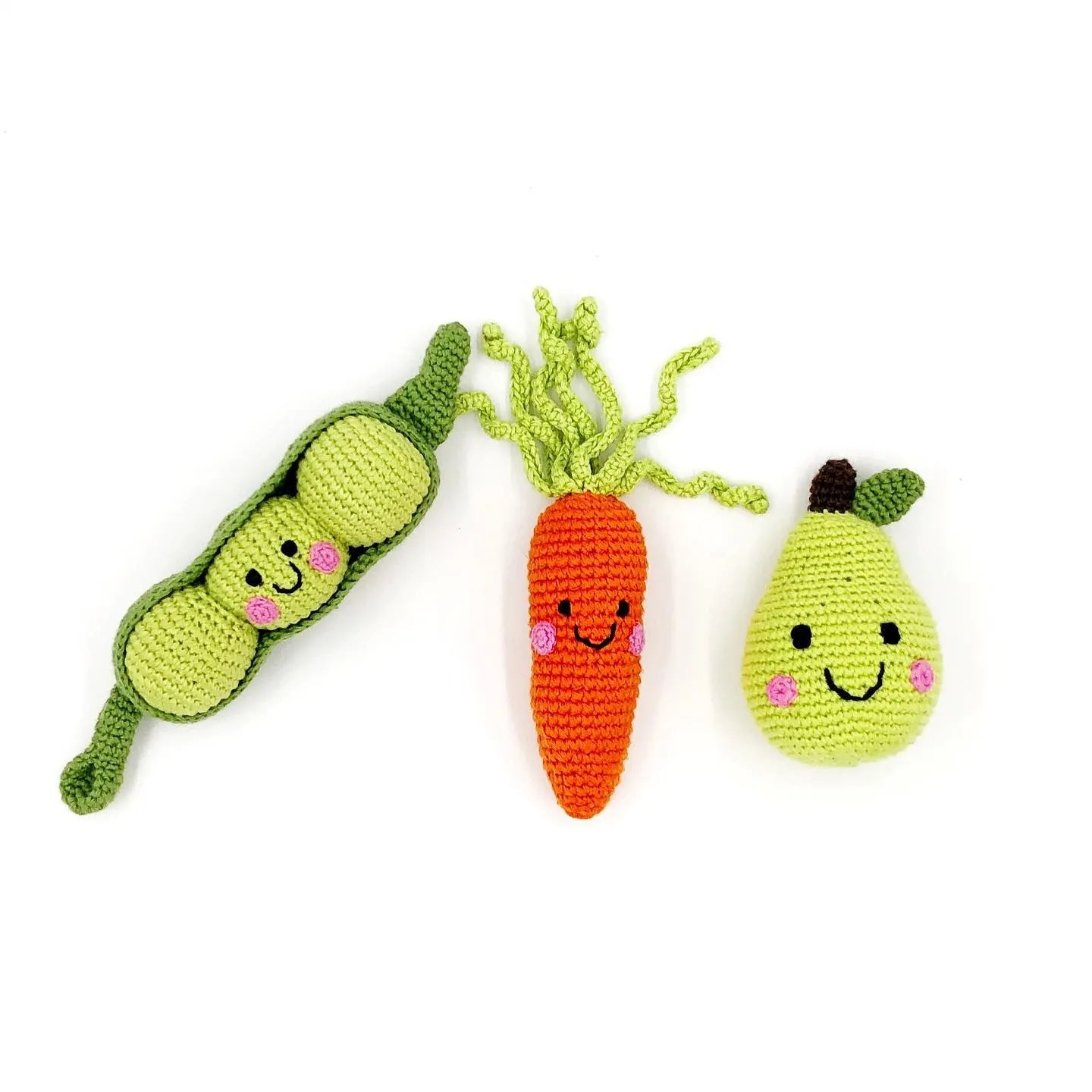 Friendly Peapod Rattle