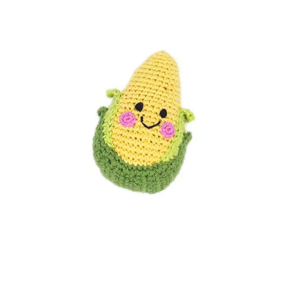 Friendly Sweetcorn Rattle