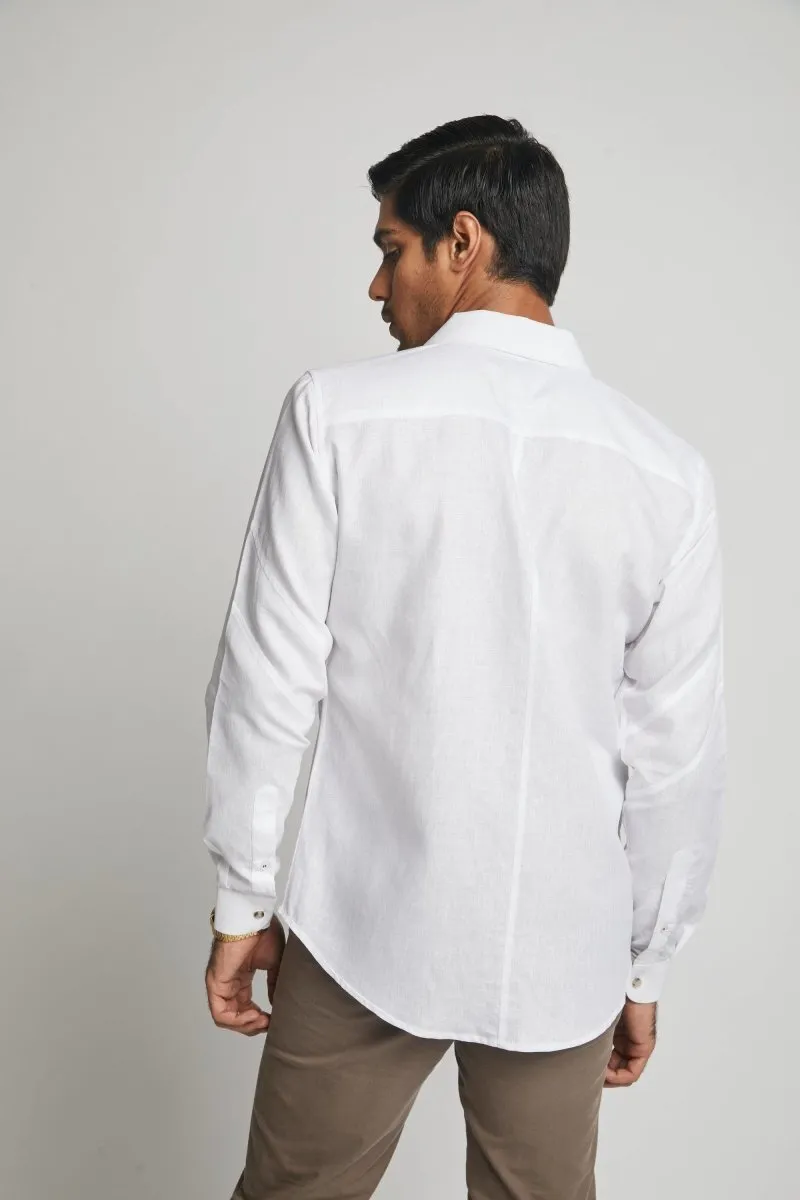 Galaxy Seam Shirt White