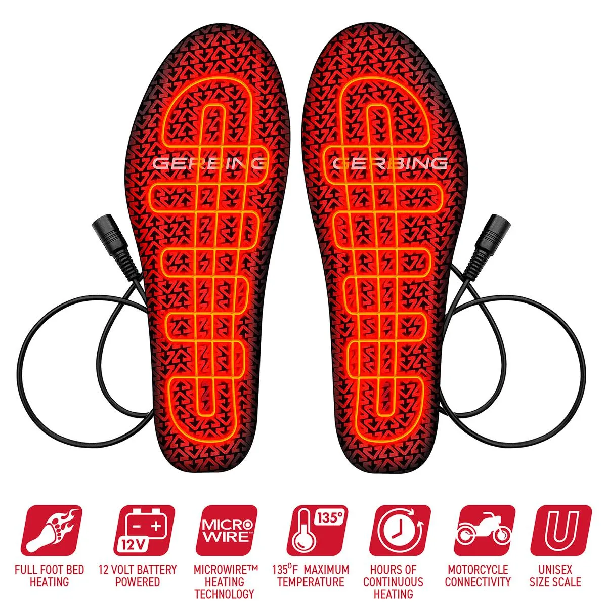 Gerbing 12V Motorcycle Heated Insoles