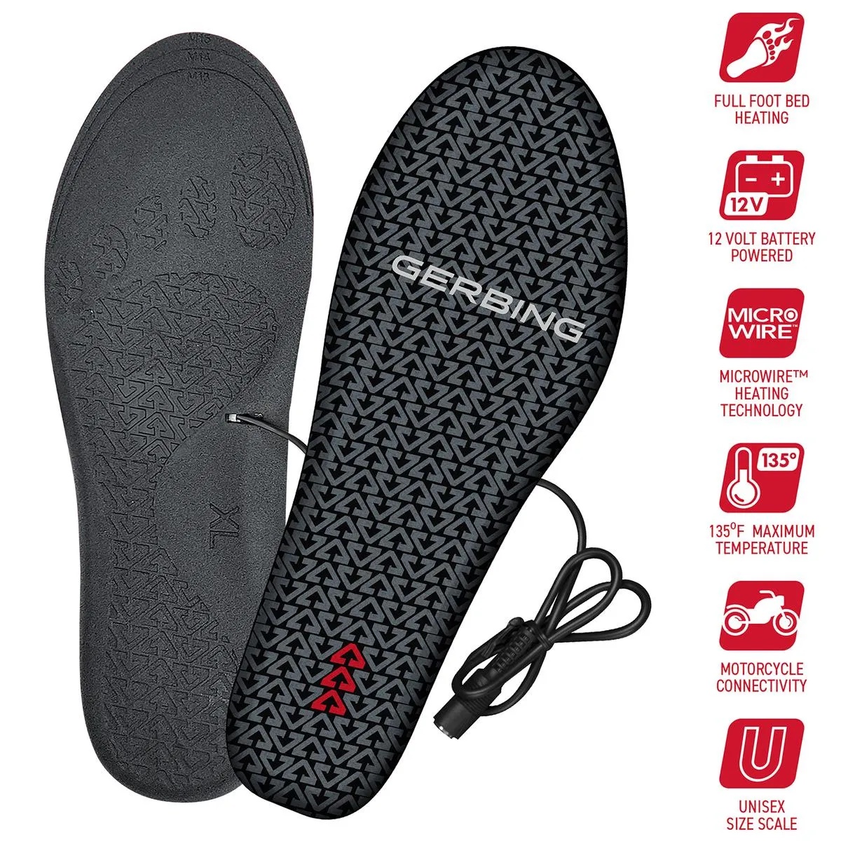 Gerbing 12V Motorcycle Heated Insoles